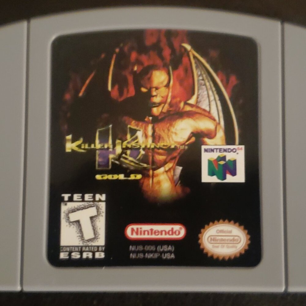 Killer Instinct Gold Video Game Nintendo 64 N64